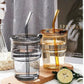 Juice Cup With Straw Glass Material (450ml)